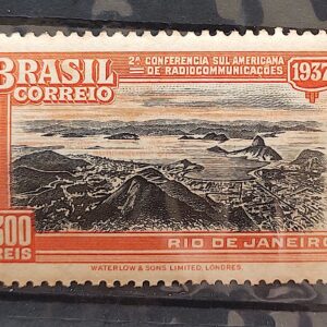 C 116 Selo Conferencia Sulamericana de Radiocomunicacao Comunicacao Rio de Janeiro 1937 2
