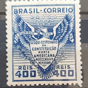 C 126 Selo Sesquicentenario da Constituicao Norte Americana Estados Unidos 1937