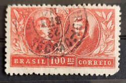 C 13 Selo Visita do Rei Alberto Bélgica Epitassio Pessoa Relacoes Diplomaticas 1920 3 Circulado