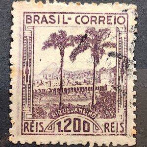 C 134 Selo Vista dos Arcos da Lapa Rio de Janeiro 1939 1 Circulado