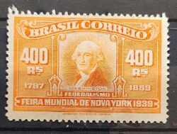 C 139 Selo Feira Mundial de Nova York Presidente Washington1939 3