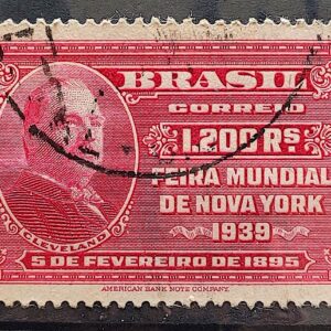 C 141 Selo Feira Mundial de Nova York Presidente Cleveland 1939 1 Circulado