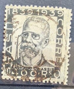 C 152 Selo Machado de Assis Literatura 1940 1 Circulado