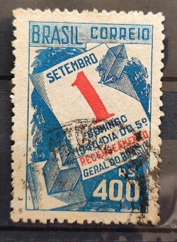 C 158 Selo Recenseamento Geral do Brasil Geografia 1941 1 Circulado