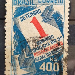 C 158 Selo Recenseamento Geral do Brasil Geografia 1940 1 Circulado