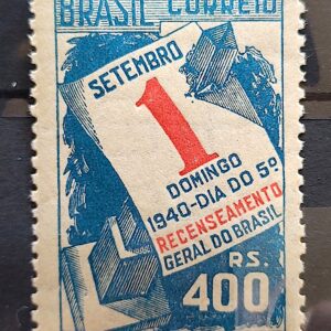 C 158 Selo Recenseamento Geral do Brasil Geografia 1940