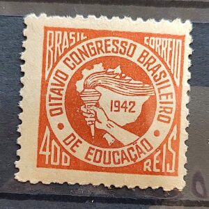 C 176 Selo Congresso Brasileiro de Educacao 1942 1