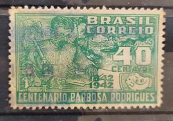 C 187 Selo Centenario Barbosa Rodrigues Botanica Ciencia Flora 1943 2 Circulado