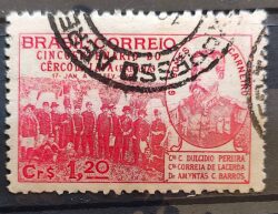 C 189 Selo Cinquentenario do Cerco da Lapa Parana Militar 1944 2 Circulado