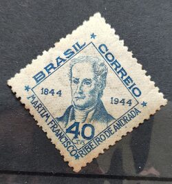 C 194 Selo Martim Francisco Ribeiro de Andrada Politica 1945