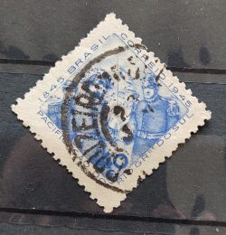 C 195 Selo Pacificacao do Rio Grande do Sul Militar 1945 1 Circulado