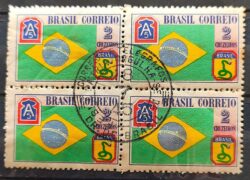 C 209 Selo Forca Expedicionaria Brasileira FEB Militar Bandeira Brasil 1945 1 Quadra CPD