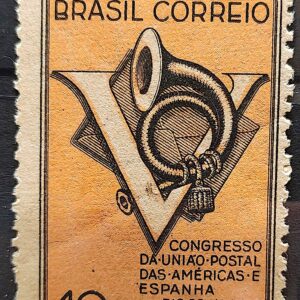 C 215 Selo Congresso UPAEP Congresso da Uniao Postal das Americas e Espanha 1946 1
