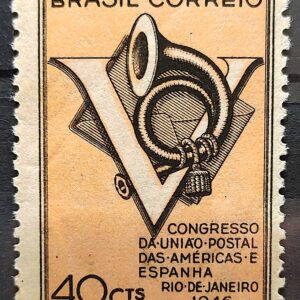 C 215 Selo Congresso UPAEP Congresso da Uniao Postal das Americas e Espanha 1946 2