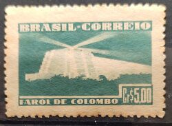 C 222 Selo Pro Construcao Farol de Colombo 1946