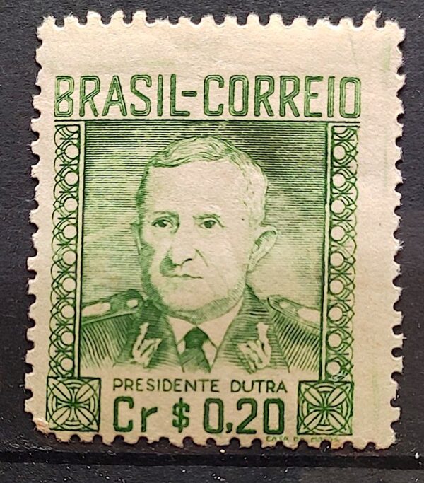 C 231 Selo Presidente Militar Eurico Gaspar Dutra 1947 5