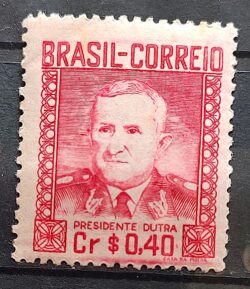 C 232 Selo Presidente Militar Eurico Gaspar Dutra 1947 1