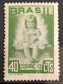 C 239 Selo Campanha Nacional da Criança Infantil 1948 4
