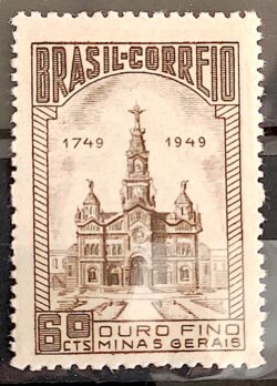 C 244 Selo Bicentenario da Fundacao de Ouro Fino 1949 7