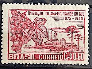 C 251 Selo Imigracao Italiana no Rio Grande do Sul Italia Etnia 1950 2