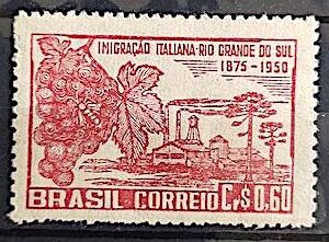 C 251 Selo Imigracao Italiana no Rio Grande do Sul Italia Etnia 1950 3
