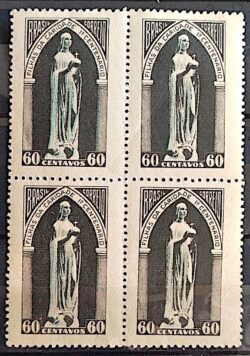 C 252 Selo Centenario Filhas de Caridade Sao Vicente de Paulo Religiao 1950 Quadra