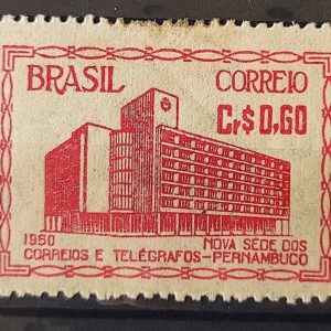C 259 Selo Edificio dos Correios Pernambuco Servico Postal 1951 1