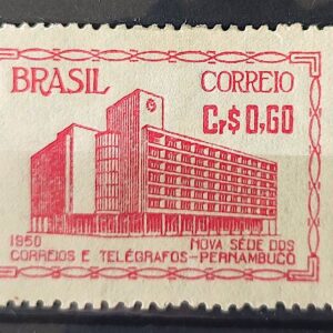 C 259 Selo Edificio dos Correios Pernambuco Servico Postal 1951 2