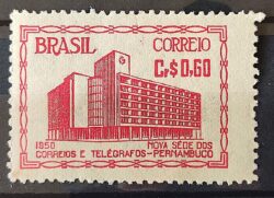 C 259 Selo Edificio dos Correios Pernambuco Servico Postal 1951 3