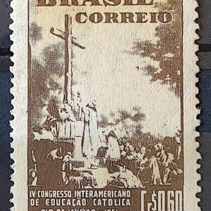 C 267 Selo Congresso Interamericano de Educacao Catolica Religiao 1951 3
