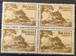 C 269 Selo Centenario de Vitoria ES Convento da Penha Religiao 1951 Circulado Quadra