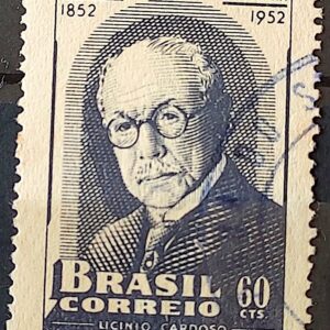 C 277 Selo 4 Congressoo Brasileiro de Homeopatia Licinio Cardoso Saude 1952 Circulado 1