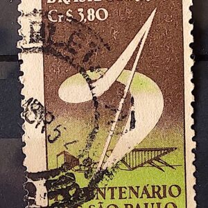 C 294 Selo 4 Centenario de Sao Paulo 1953 Circulado 1