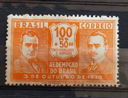 C 30 Selo Revolucao de 1930 Getulio Vargas Joao Pessoa 1931 MH