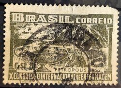 C 301 Selo Congresso Internacional de Enfermagem Petropolis Saude 1953 Circulado