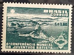 C 302 Selo Conferencia Mundial da Juventude Batista Rio de Janeiro 1953