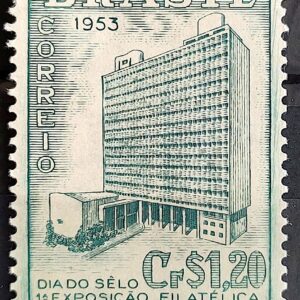 C 303 Selo Exposicao Filatelica Nacional de Educacao 1953 4