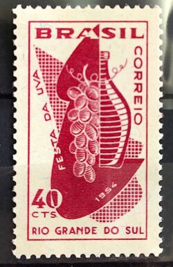 C 335 Selo Festa da Uva Caxias do Sul 1954