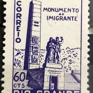 C 336 Selo Monumento ao Imigrante Rio Grande do Sul 1954 1