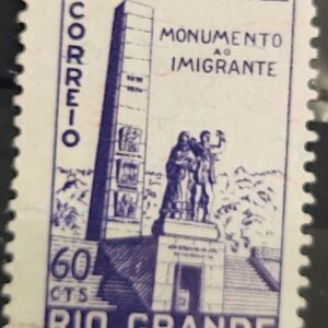 C 336 Selo Monumento ao Imigrante Rio Grande do Sul 1954 Circulado 1
