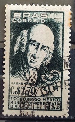 C 350 Selo Congresso Medico Mundial de Homeopatia Saude 1954 Circulado 1