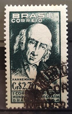 C 350 Selo Congresso Medico Mundial de Homeopatia Saude 1954 Circulado 12