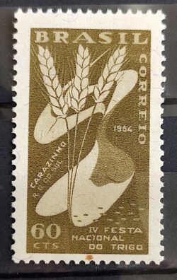 C 352 Selo Festa Nacional do Trigo Carazinho Rio Grande do Sul Economia 1954 2