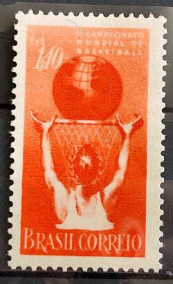 C 353 Selo Campeonato Mundial de Basquete Mapa 1954