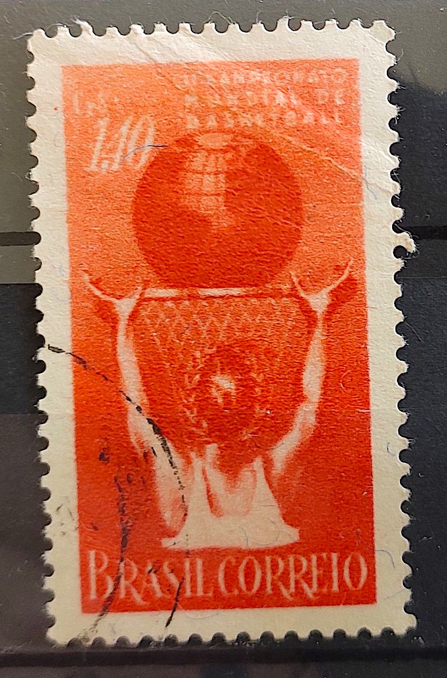 C 353 Selo Campeonato Mundial de Basquete Mapa 1954