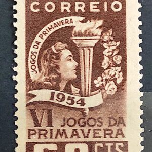 C 354 Selo Sextos Jogos da Primavera Rio de Janeiro Esporte 1954 1