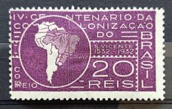 C 41 Selo Fundacao Sao Vicente Mapa Tratado de Tordesilhas 1932 3