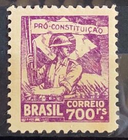 C 52 Selo Campanha Constitucionalista de Sao Paulo e MT 1932 1