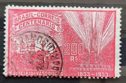 C 57 Selo Centenario de Vassouras Igreja 1933 1 Circulado