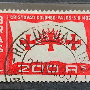 C 58 Selo Cristóvão Colombo 1933 2 Circulado